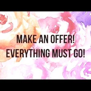 Willing to negotiate on prices and lower shipping!